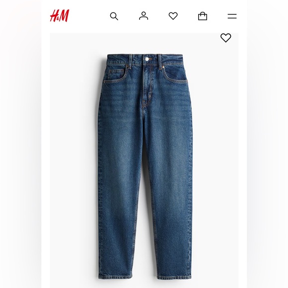 H&M 80's high waisted mom jeans - Picture 4 of 9